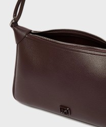 Marella Oxiria borsa a spalla e a tracolla in pelle vegana, bordeaux