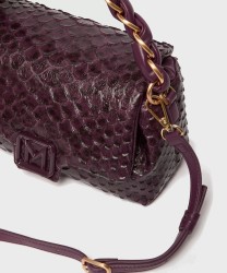 Marella Le Muse Dorico1 borsa a mano con tracolla in tessuto spalmato