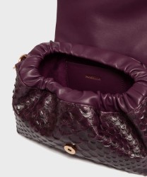 Marella Le Muse Dorico1 borsa a mano con tracolla in tessuto spalmato