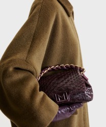 Marella Le Muse Dorico1 borsa a mano con tracolla in tessuto spalmato