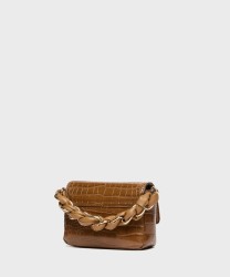 Marella Le Muse Lontra2 borsa piccola con tracolla in tessuto spalmat