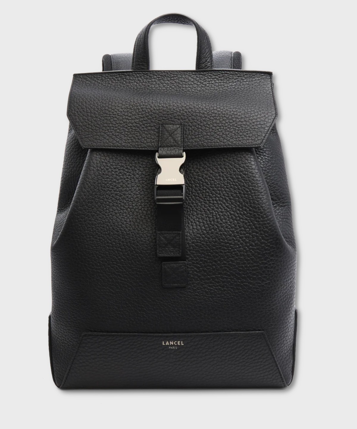 Lancel Milo zaino uomo in pelle nera con patta...