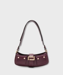 Lancel Paris Multipocket S borsa hobo a spalla in pelle viola