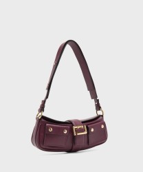 Lancel Paris Multipocket S borsa hobo a spalla in pelle viola