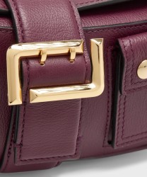 Lancel Paris Multipocket S borsa hobo a spalla in pelle viola