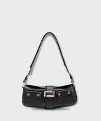 Lancel Multipocket borsa hobo S in pelle nera con tracolla regolabile | Galise dal 1907