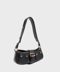 Lancel Paris Multipocket S borsa hobo a spalla in pelle nera