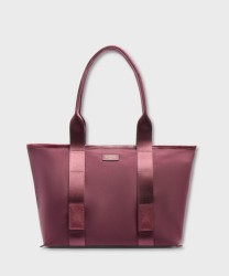 Lancel Mistral Rollable borsa tote M in nylon cassis con zip | Galise dal 1907
