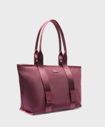 Lancel Paris Mistral Rollable M borsa a spalla ripiegabile bordeaux