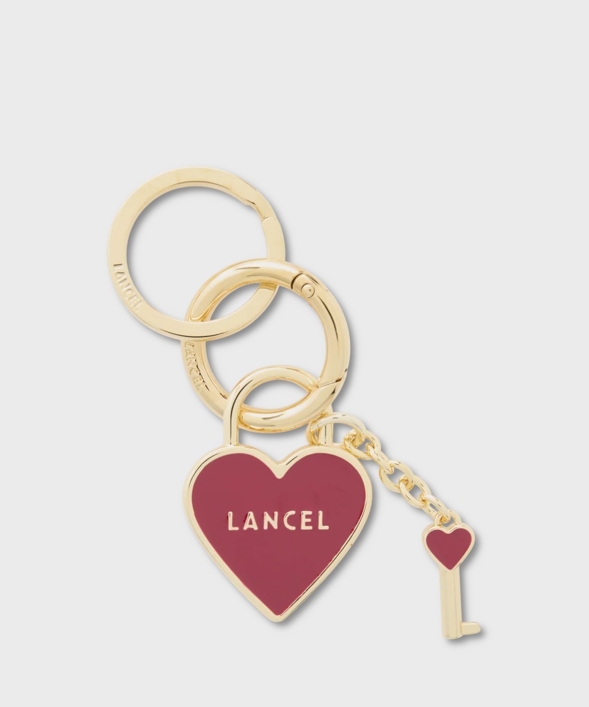 Lancel Love portachiavi Unlock My Heart a cuore...
