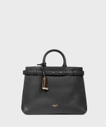 Lancel Paris Faubourg M borsa a mano e a tracolla in pelle nera